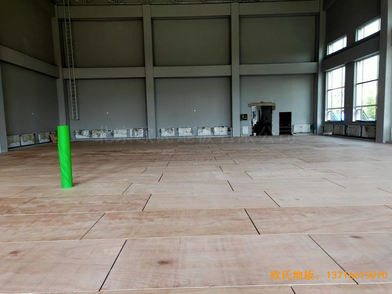 辽宁沈阳于洪机场运动木地板安装案例