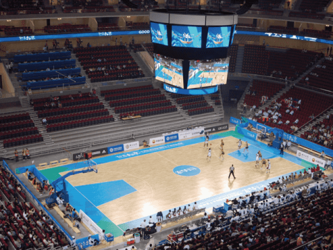 运动木地板案列—北京五棵松体育馆