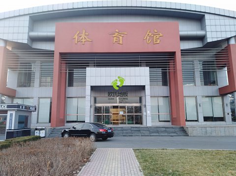 双龙骨体育木地板案例—山东淄博工业职业学院