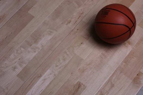 高邮铺篮球木地板视频