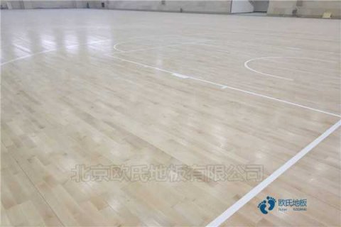 45度斜铺龙骨体育场馆木地板