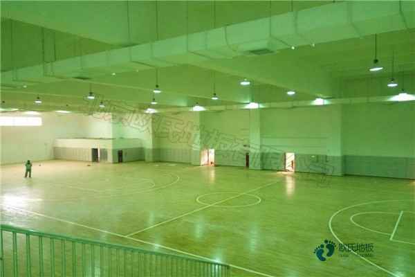 篮球馆木地板施工价格