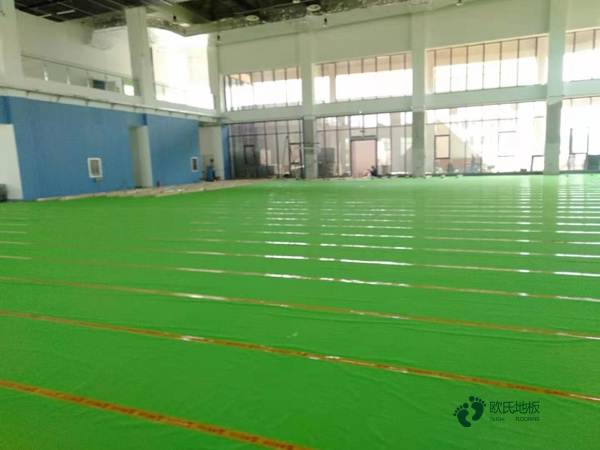 22mm厚运动体育地板安装公司