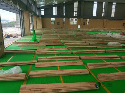 学校运动型木地板施工工艺