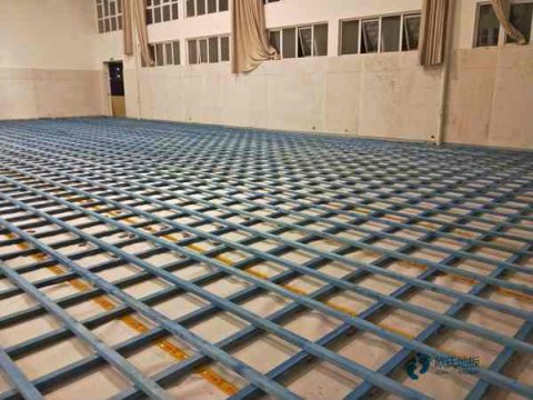 知名运动地板施工队