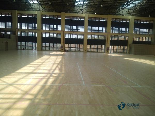 知名运动场馆地板施工流程