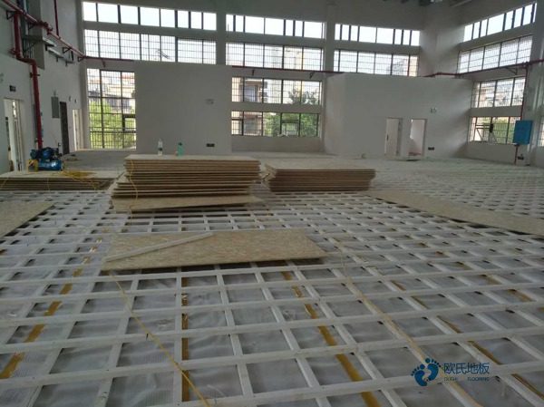 学校篮球场地木地板的防火