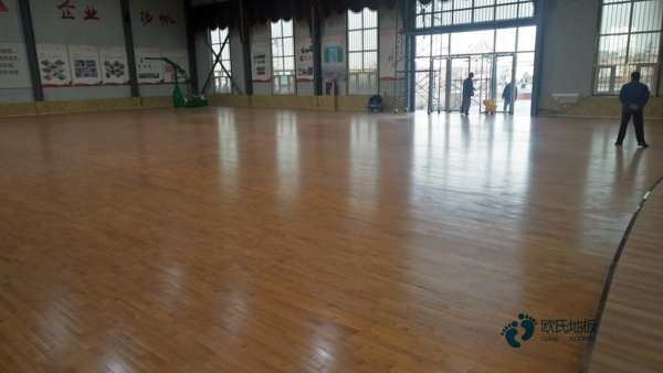 双龙骨运动篮球木地板报价表