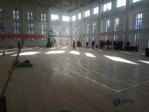 销售运动篮球木地板多少钱一平方米