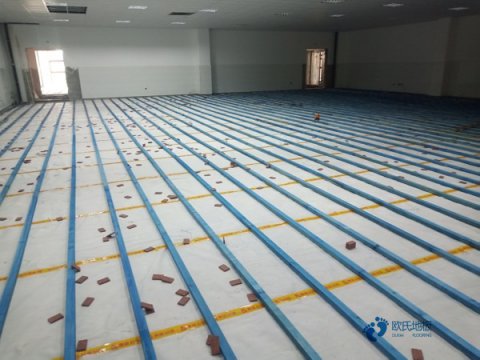 那里有运动篮球木地板多钱一平
