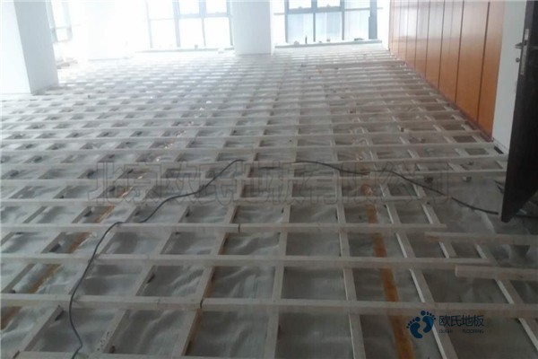 单龙骨运动篮球木地板报价