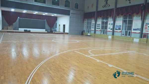 双龙骨运动篮球木地板报价