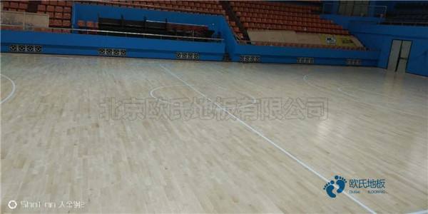 双龙骨运动篮球木地板每平米价格