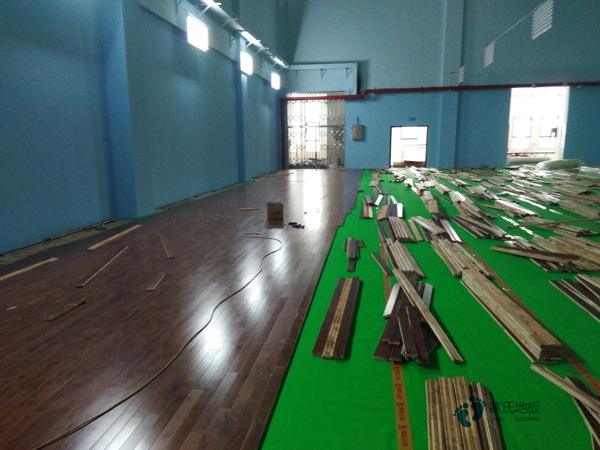 实木体育馆木地板工程案例1