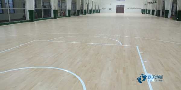 大学体育篮球木地板施工方案3