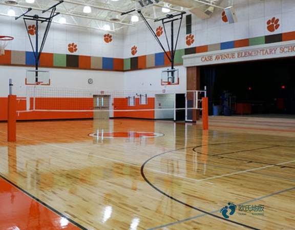 学校篮球场地地板检测报告2