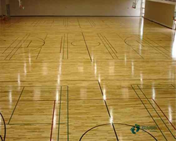 学校体育篮球木地板施工工艺3