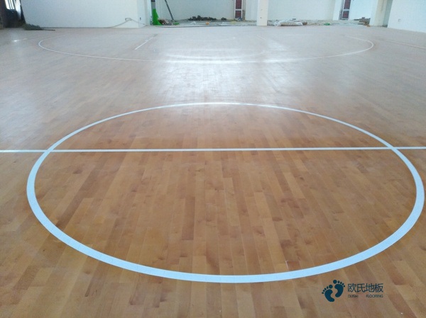 中学体育篮球木地板施工方案3