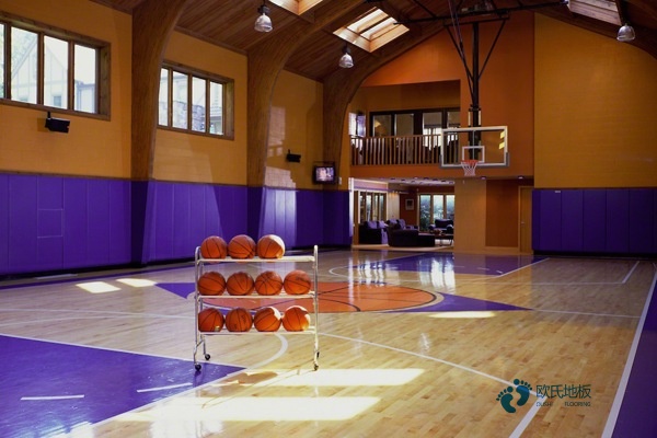 定做体育篮球木地板较好的品牌3
