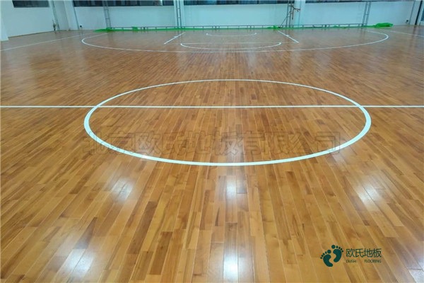 校园运动型地板施工流程2