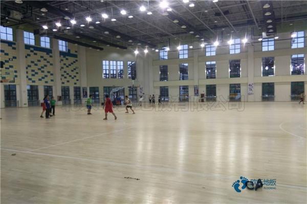 校园运动场地木地板施工单位2