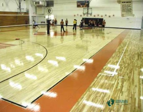 中学体育地板施工步骤