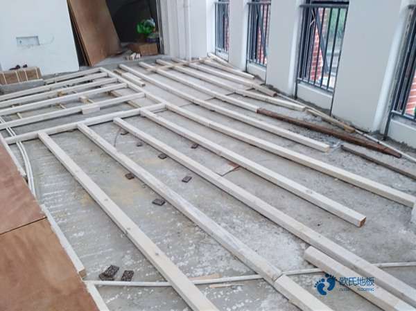 小学体育地板施工工艺2